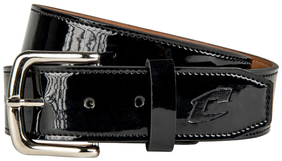 Champro Gloss PU Leather Belt Black