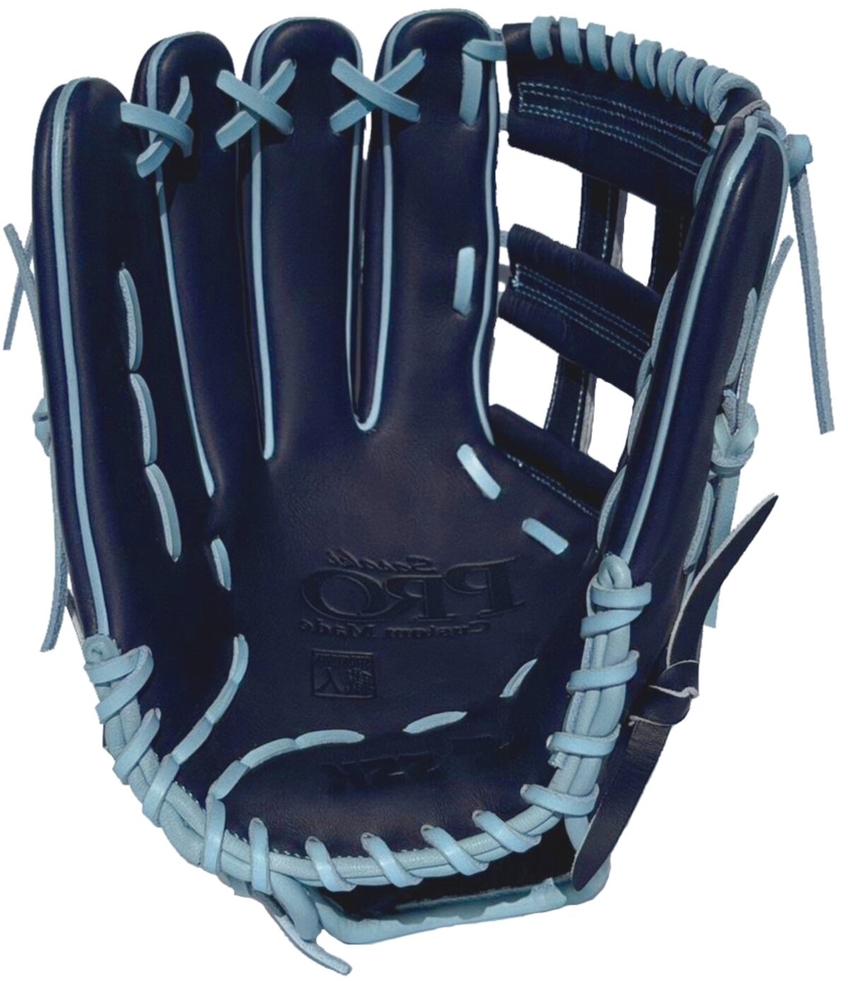 SSK Pro Custom 12.75" Outfield Glove Navy/Colombia Blue LHT