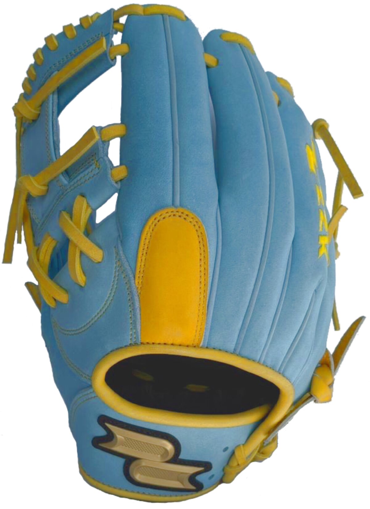 SSK Pro Custom 11.75" Infield Glove Colombia Blue/Yellow LHT