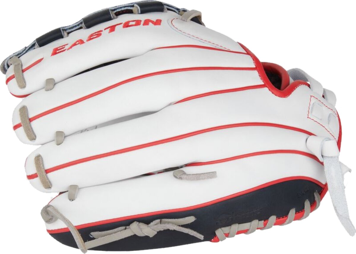 Easton Professional Collection Softball Color Splash 12" All-Round Glove White/Navy/Red RHT