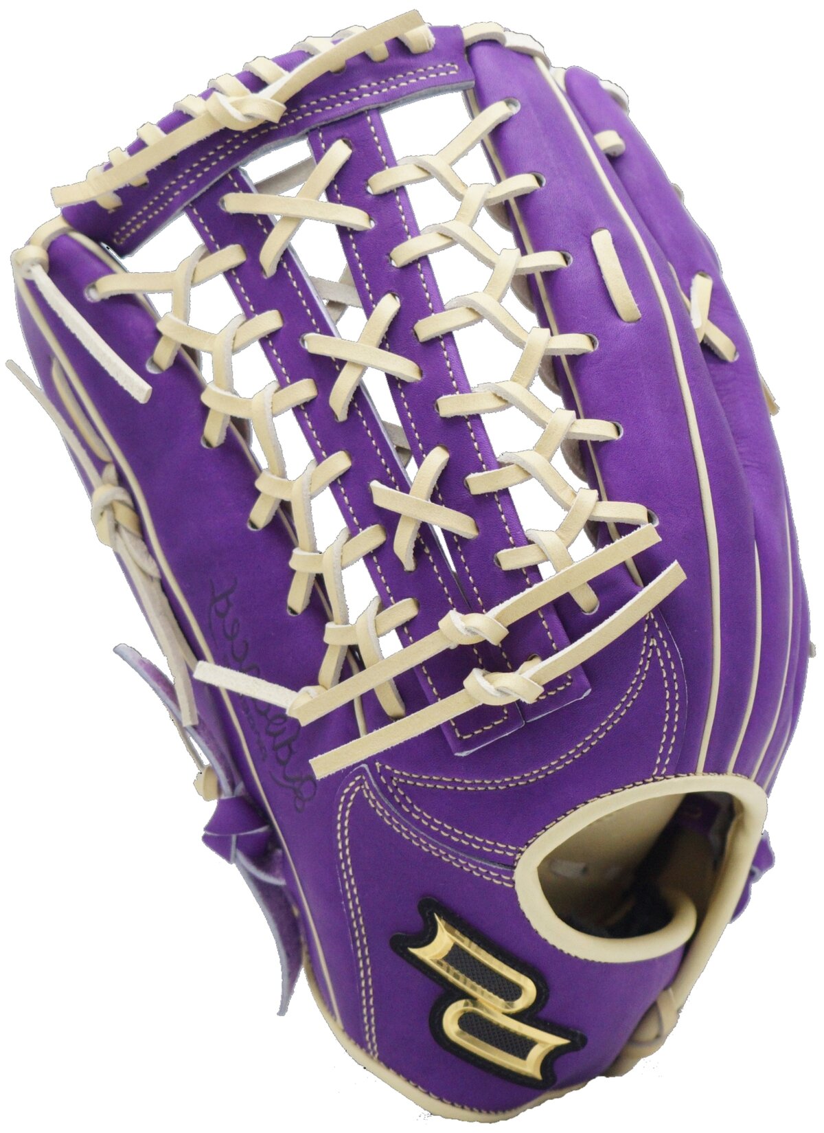 SSK Advanced Softball 13" Outfield Glove Purple/Camel LHT