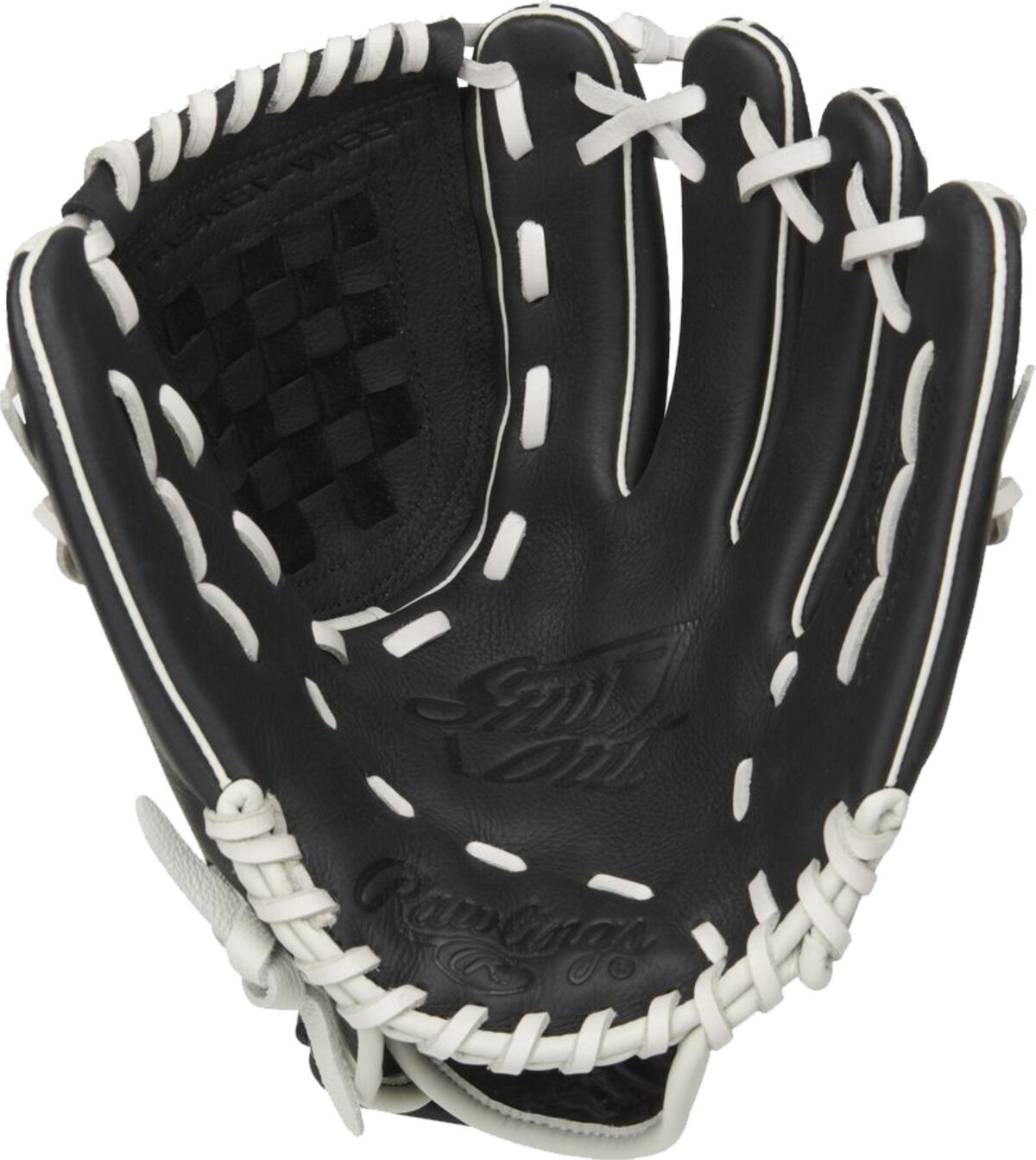 Rawlings Shut Out Softball 11.5" Infield/Pitcher Glove Black/White RHT