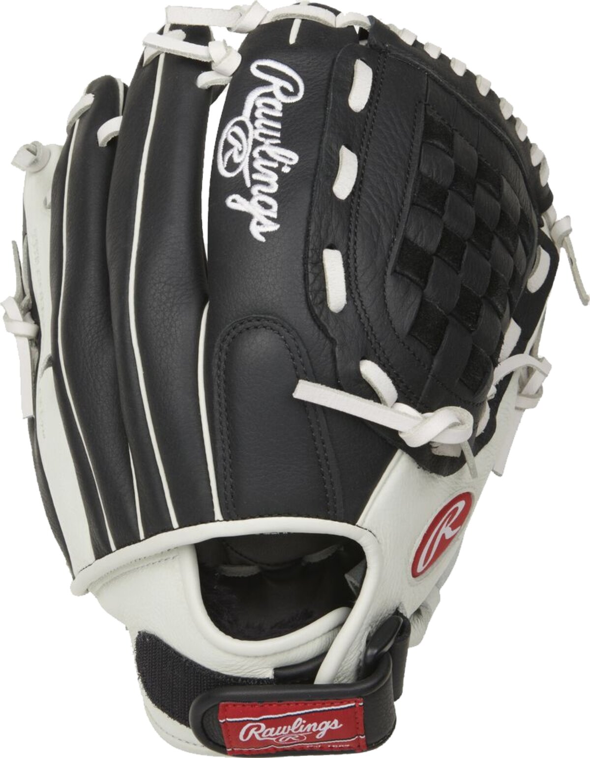 Rawlings Shut Out Softball 11.5" Infield/Pitcher Glove Black/White RHT