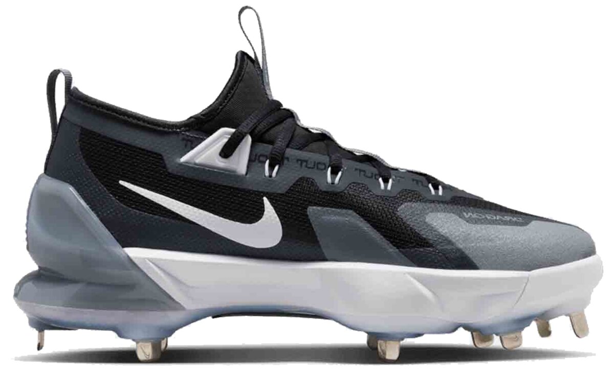 Nike Trout 9 Elite Black/White Metal Cleats