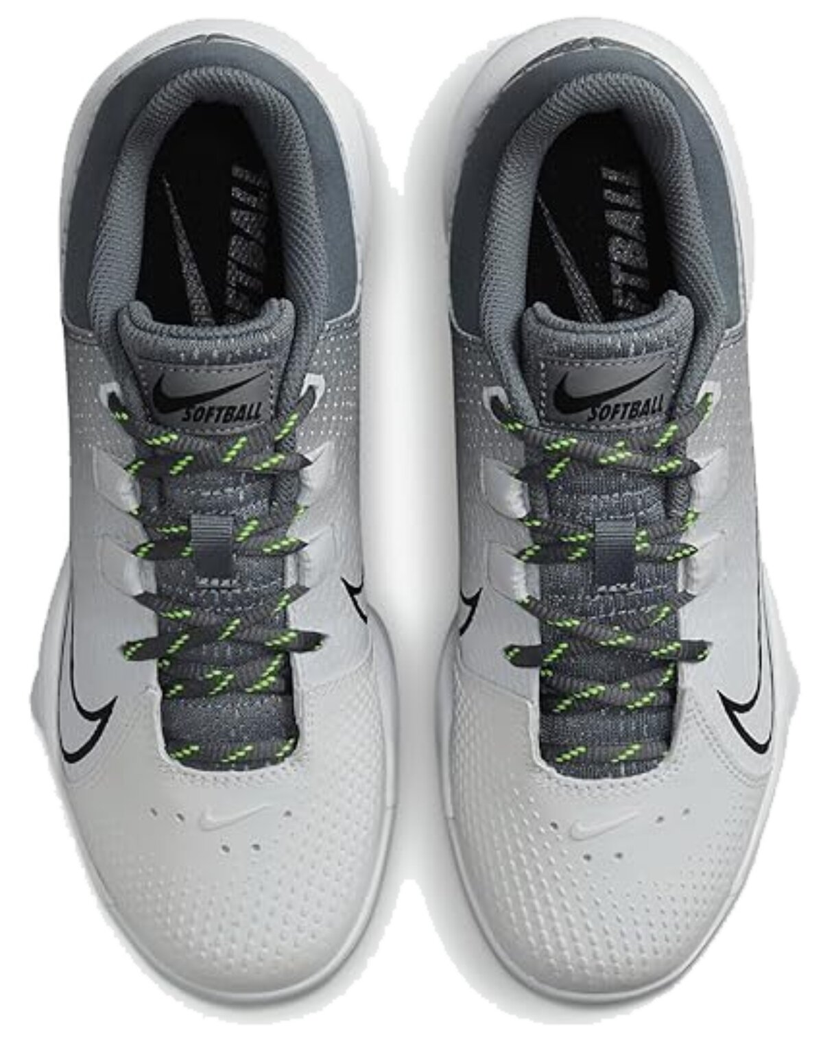 Nike Hyperdiamond 4 Pro White/Grey Low Rubber Cleats