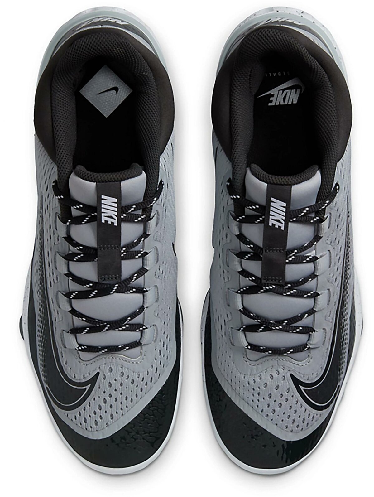 Nike Huarache Elite 4 Grey/Black/White splatter Low Rubber Cleats