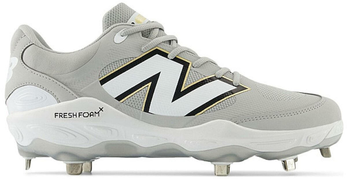 New Balance L3000TG7 Raincloud/White Metal Cleats