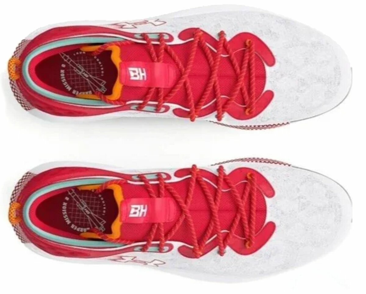 Under Armour Harper 8 White/Scarlet Metal