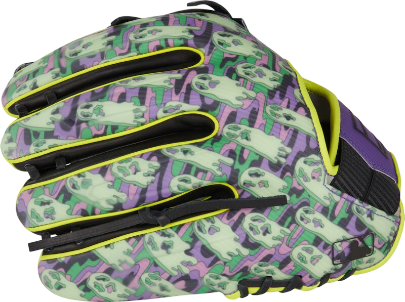 Rawlings REV1X Limited Edition Halloween 11.75" Infield Glove Grey/Ghost Pattern RHT