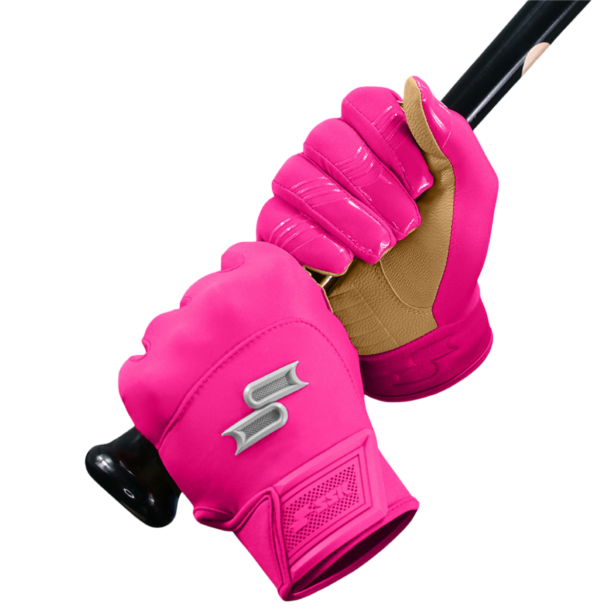 SSK X1 Color Rush Batting Gloves Pink