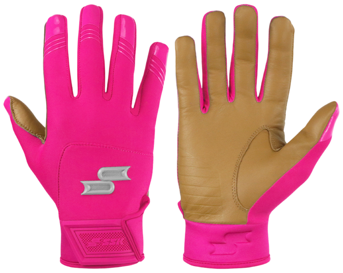 SSK X1 Color Rush Batting Gloves Pink