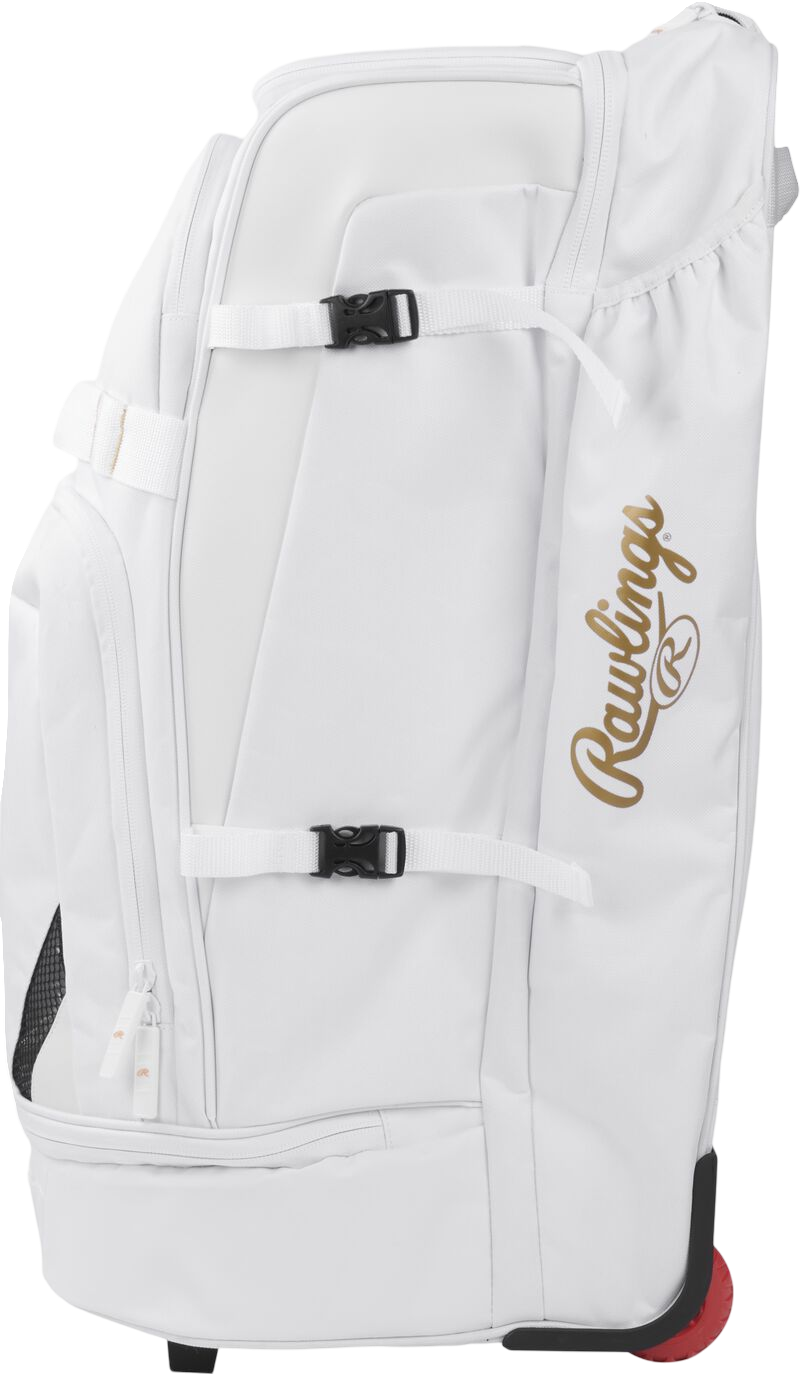 Rawlings Gold Collection Wheeled Bag White