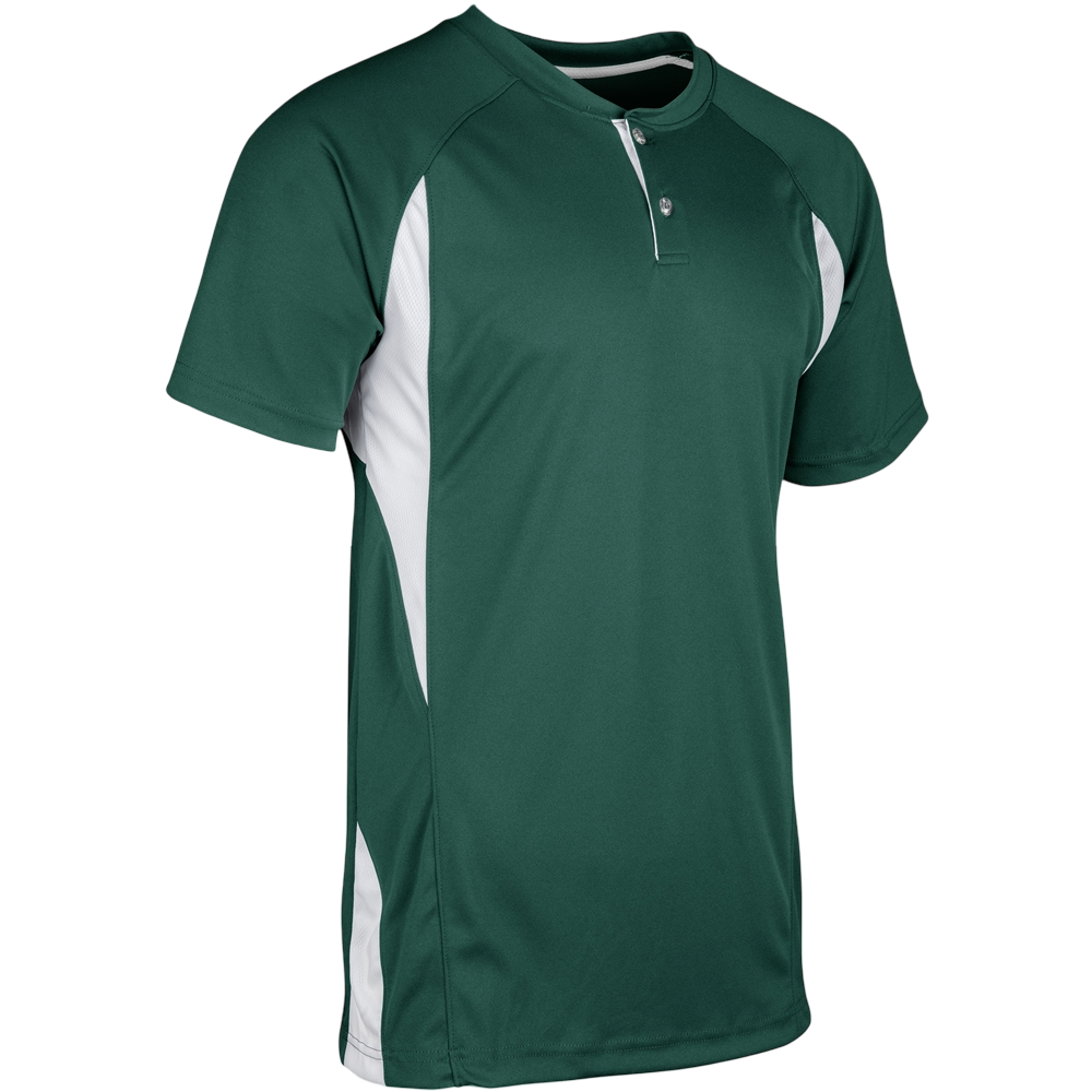 Champro Wildcard Two Button Jersey Dark Green