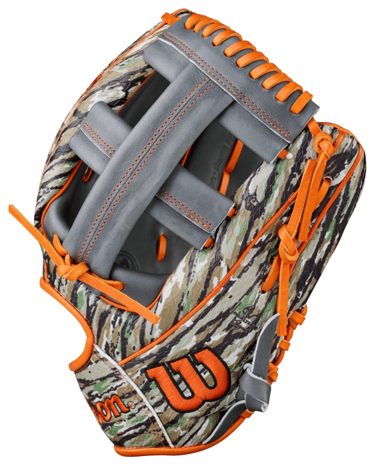 Wilson A2000 Gunnar Henderson 11.75" Infield Glove Camouflage/Black/Orange RHT