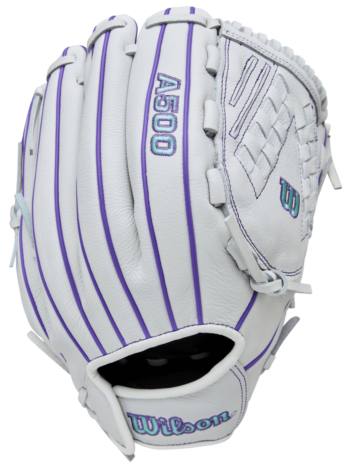 Wilson A500 Siren 12.5" All-Round Glove White/Purple RHT