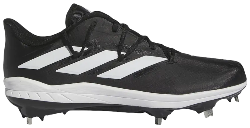 Adidas Afterburner 9 Black/White Metal Cleats
