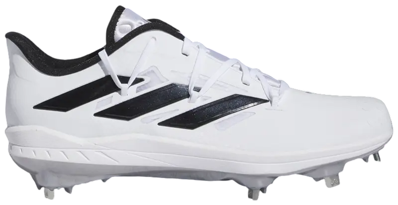 Adidas Afterburner 9 White/Black Metal Cleats