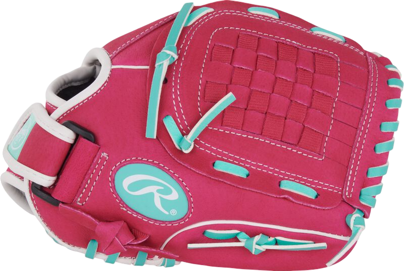 Rawlings Sure Catch Softball 10.5'' Youth Glove Pink/Mint/White RHT