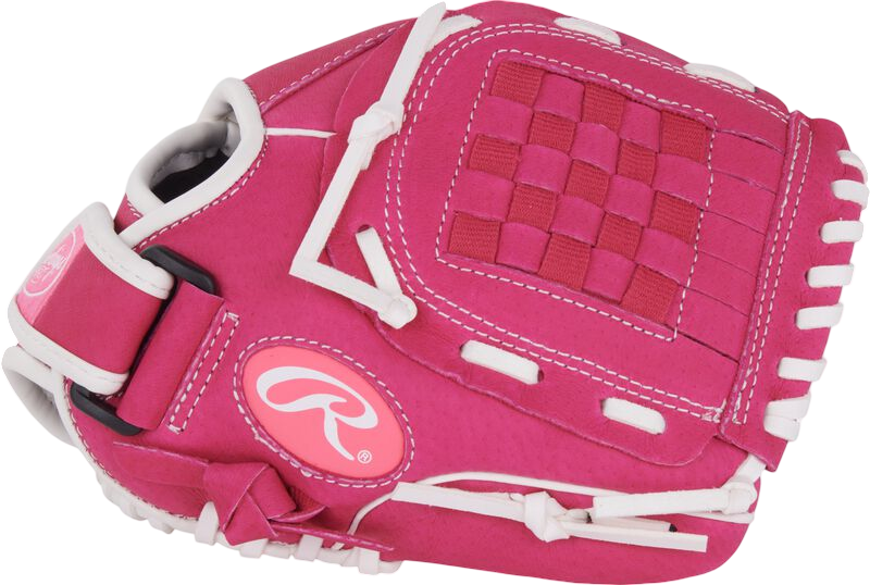 Rawlings Sure Catch Softball 10'' Youth Glove Pink/White RHT