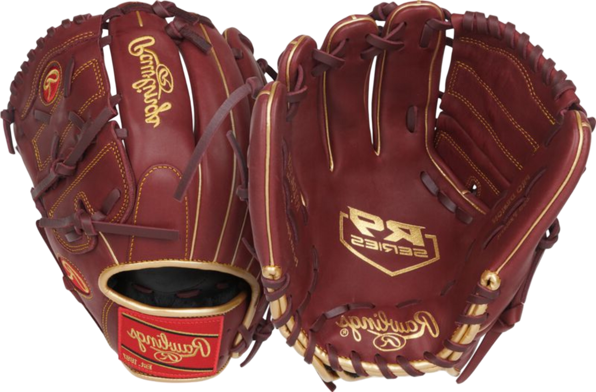 Rawlings R9 12" Infield/Pitcher Glove Cherry Red LHT