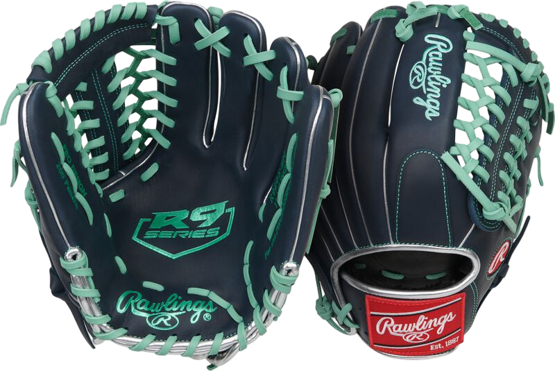 Rawlings R9 11.75" Infield/Pitcher Glove Navy/Mint RHT