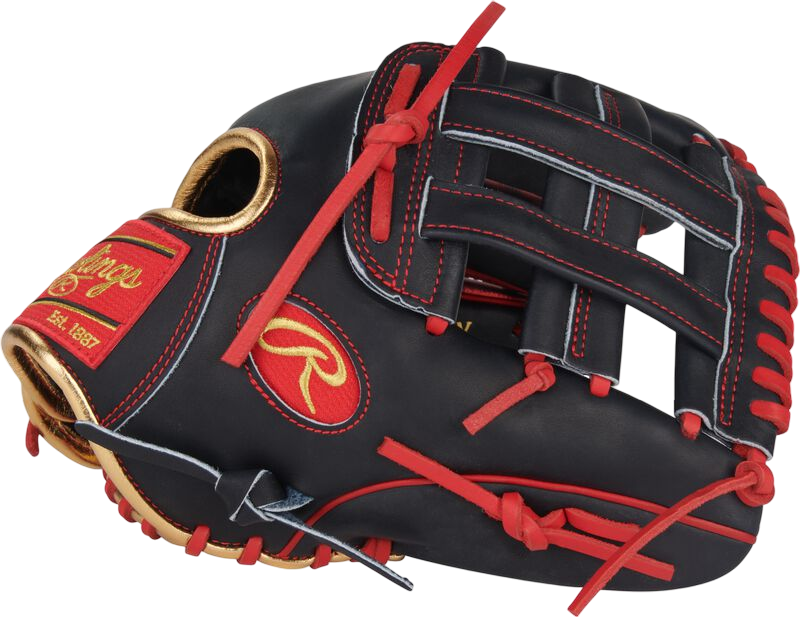 Rawlings Heart of the Hide Nolan Arenado 12" Infield Glove Navy/Scarlet RHT