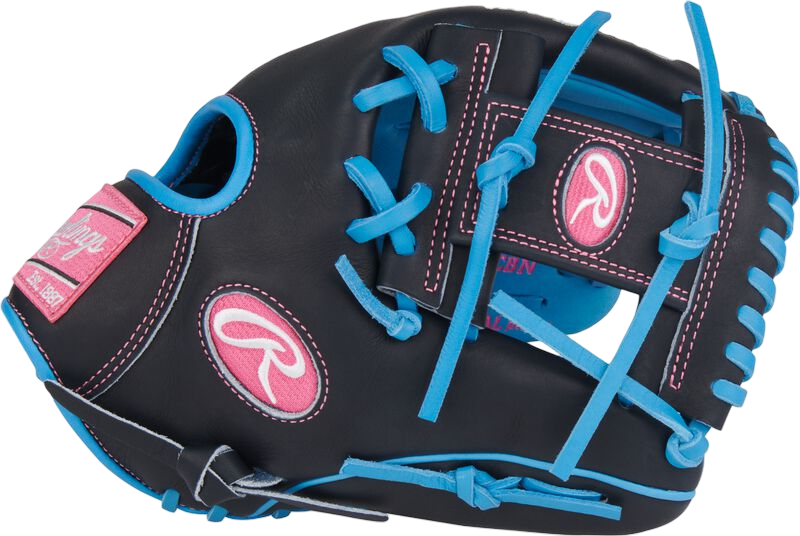Rawlings Heart of the Hide 11.75" Infield Glove Navy/Columbia Blue RHT