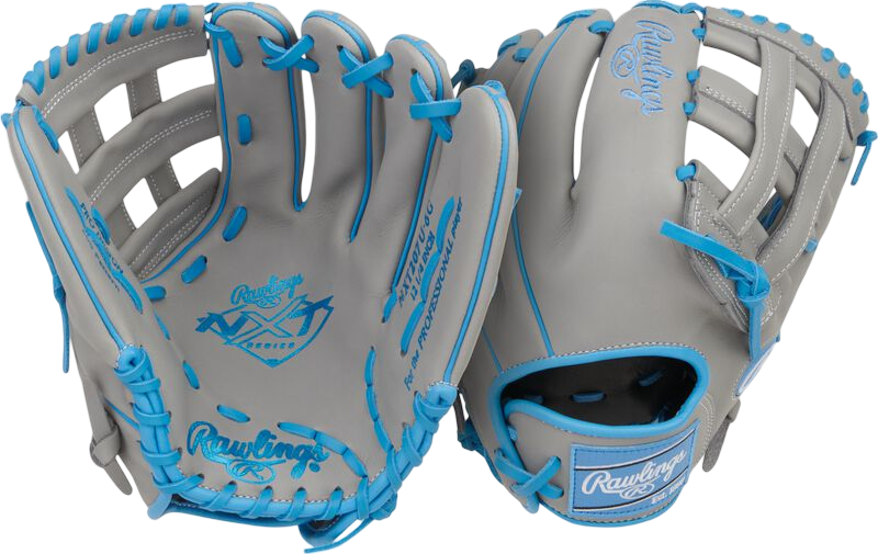 Rawlings NXT 12.25" Outfield Glove Grey/Baby Blue RHT