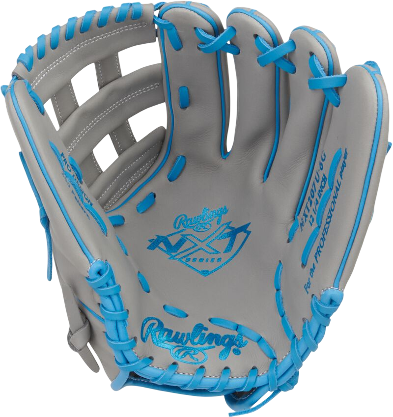 Rawlings NXT 12.25" Outfield Glove Grey/Baby Blue RHT