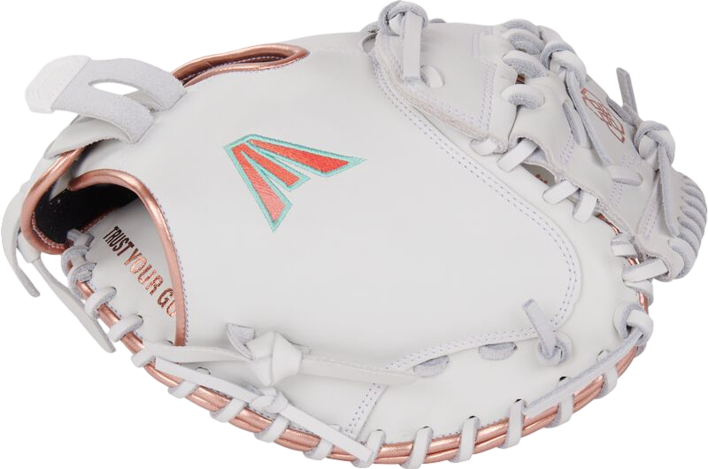 Easton Elite series Softball Jen Schro 33" Catcher Glove White/Bronze RHT