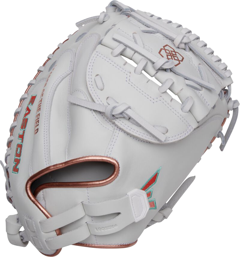 Easton Elite series Softball Jen Schro 33" Catcher Glove White/Bronze RHT