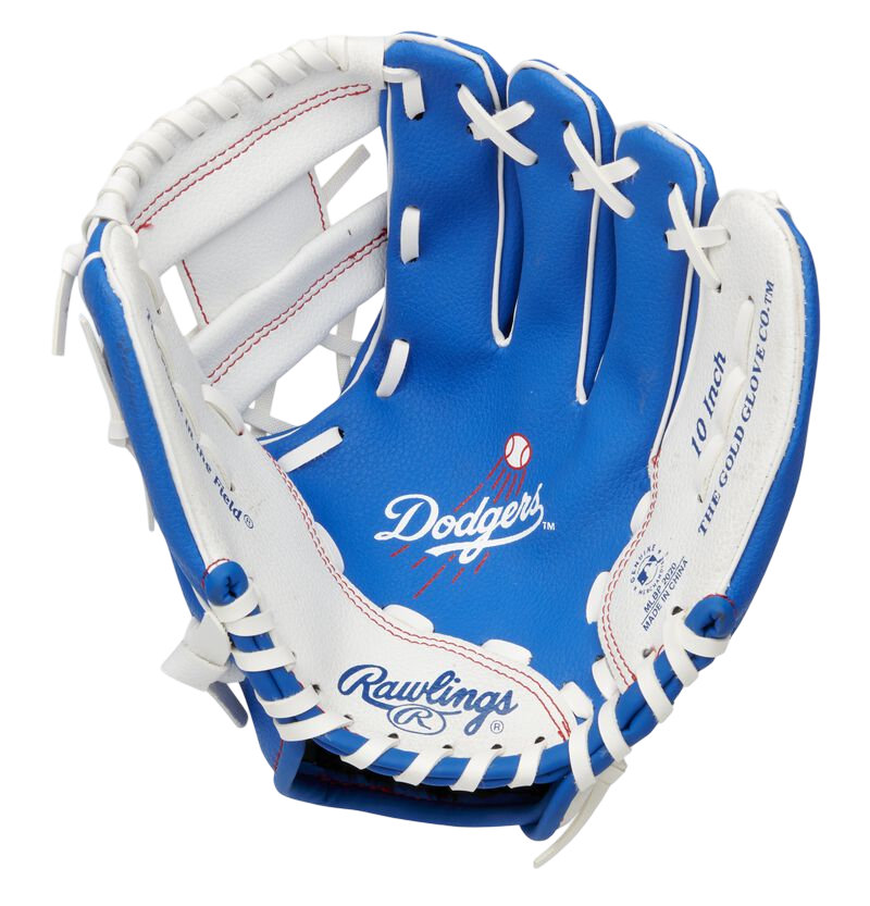 Rawlings Dodgers Team Glove 10.0" Youth Glove Royal Blue/White RHT