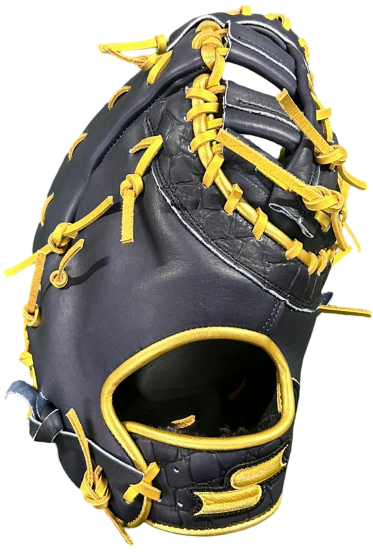 SSK EBC50 12.5" First Base Glove Crocodile Pattern Navy/Gold RHT