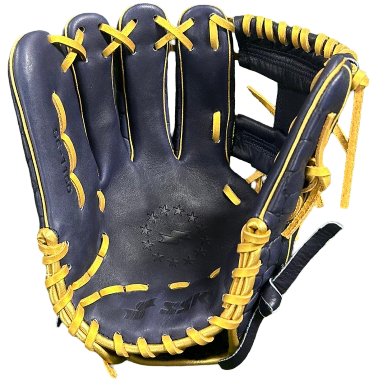 SSK EBC50 11.5" Infield Glove Crocodile Pattern Navy/Gold LHT