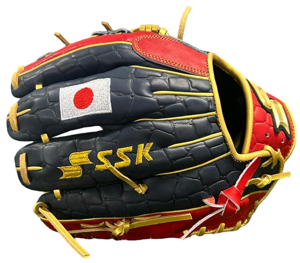 SSK Pro Custom 11.5" Infield Glove Japan Navy/Red/Gold RHT