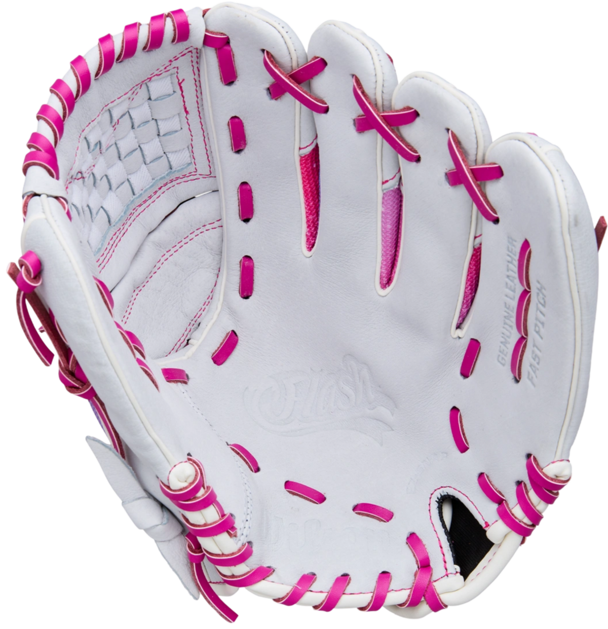 Wilson A440 11.5" Youth Infield Glove White/Pink/Galaxy RHT