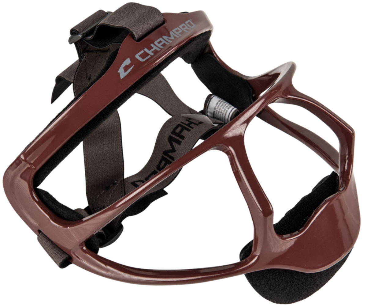 Rampage Softball Fielder's Facemask Maroon