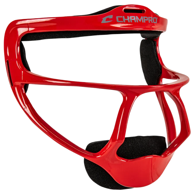 Rampage Softball Fielder's Facemask Scarlet