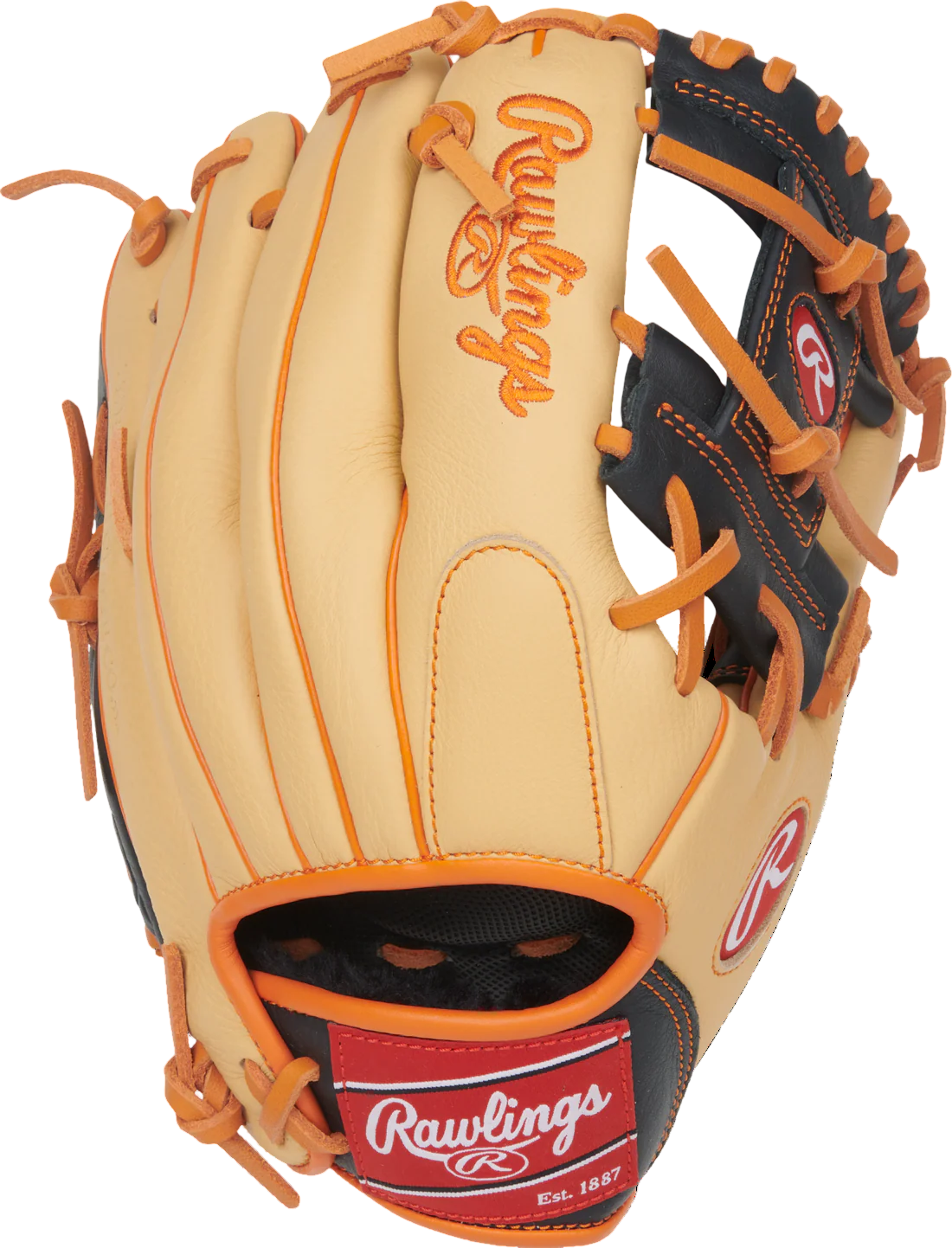 Rawlings Select Pro Lite Jackson Holliday 11.25" Youth Infield Glove Tan/Black/Orange RHT