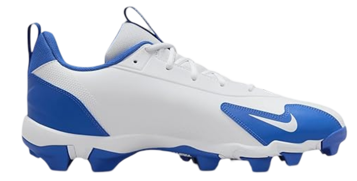 Nike Trout 9 White/Hyper Royal Low Rubber Cleats