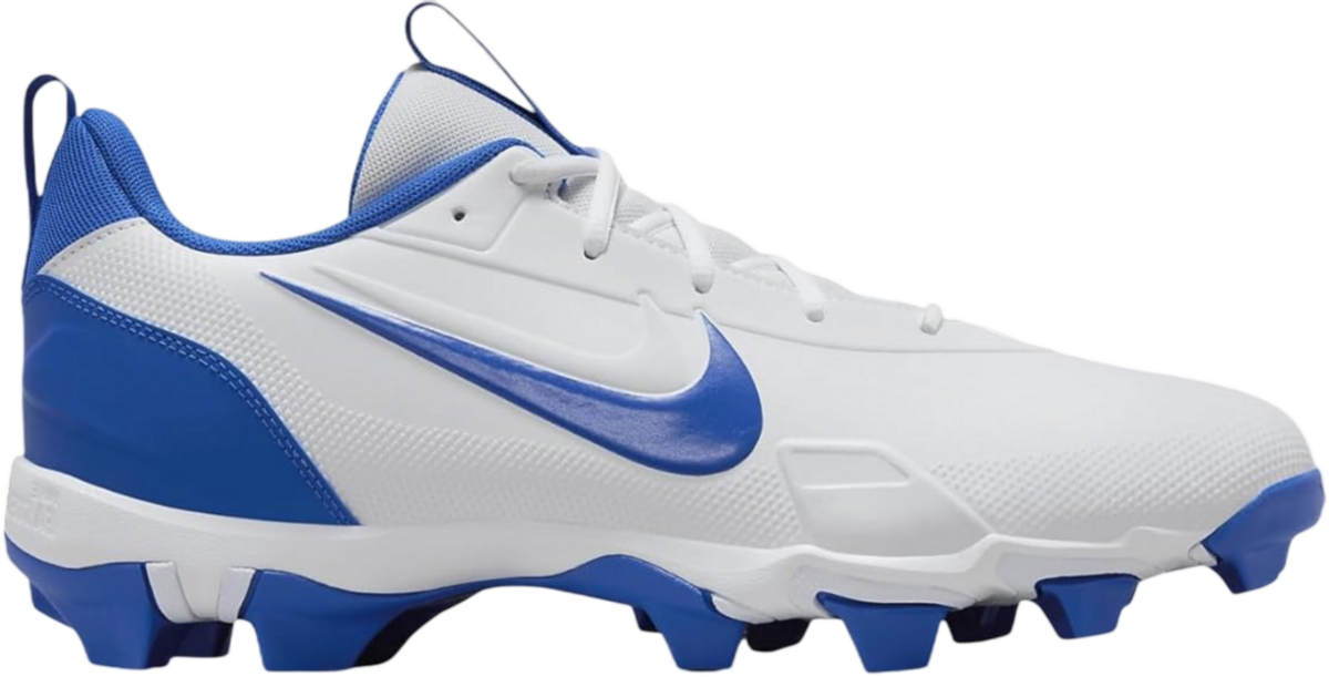 Nike Trout 9 White/Hyper Royal Low Rubber Cleats