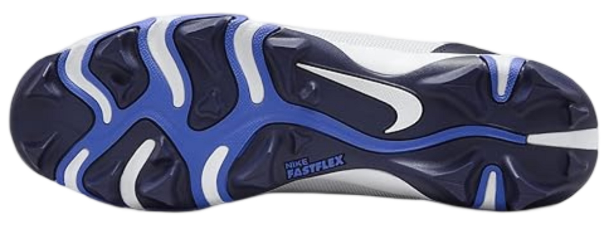 Nike Trout 9 White/Midnight Navy Low Rubber Cleats