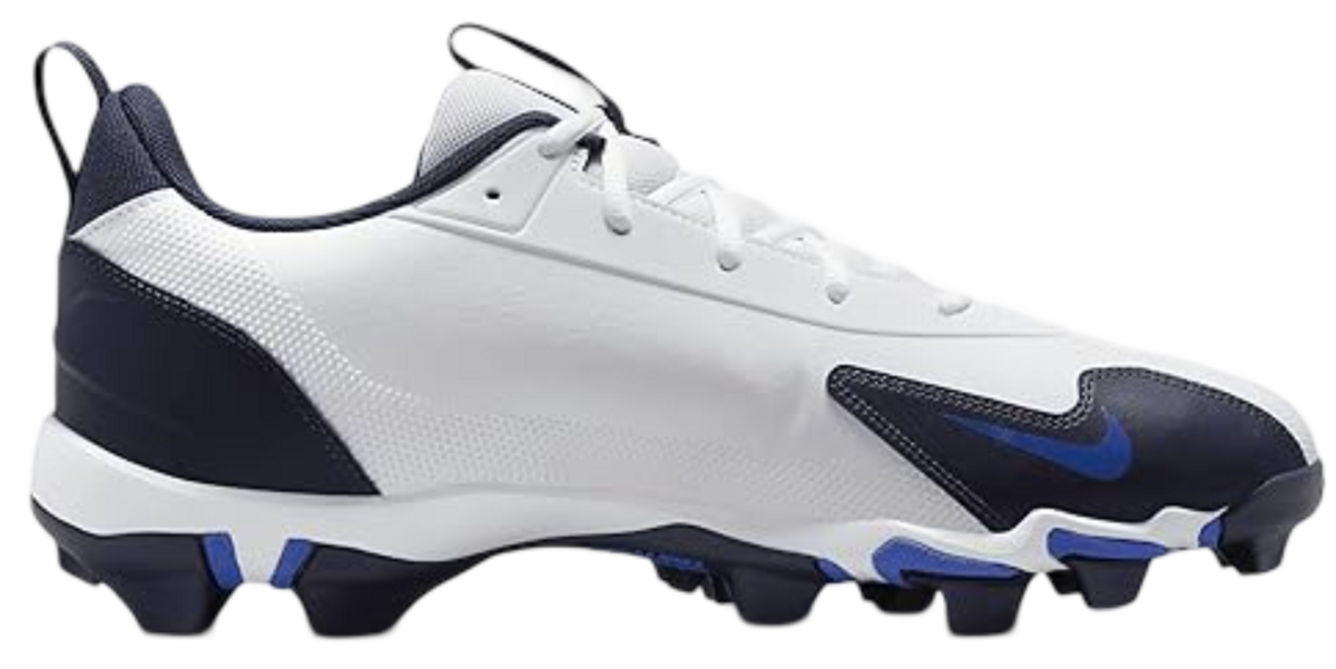 Nike Trout 9 White/Midnight Navy Low Rubber Cleats