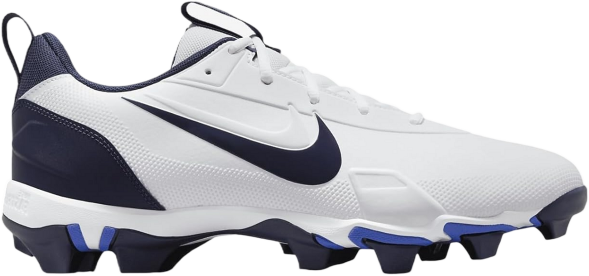 Nike Trout 9 White/Midnight Navy Low Rubber Cleats