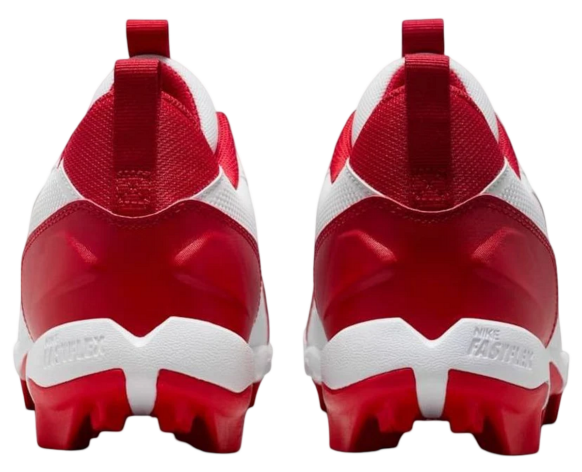 Nike Trout 9 White/University Red Low Rubber Cleats