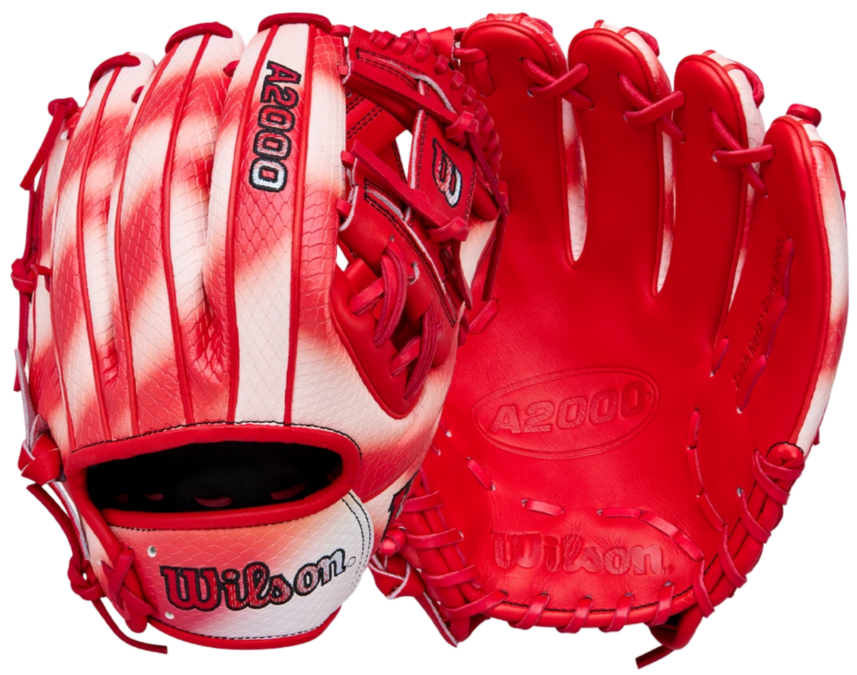 Wilson A2000 Zach Netto 11.75" Infield Glove Red/White RHT