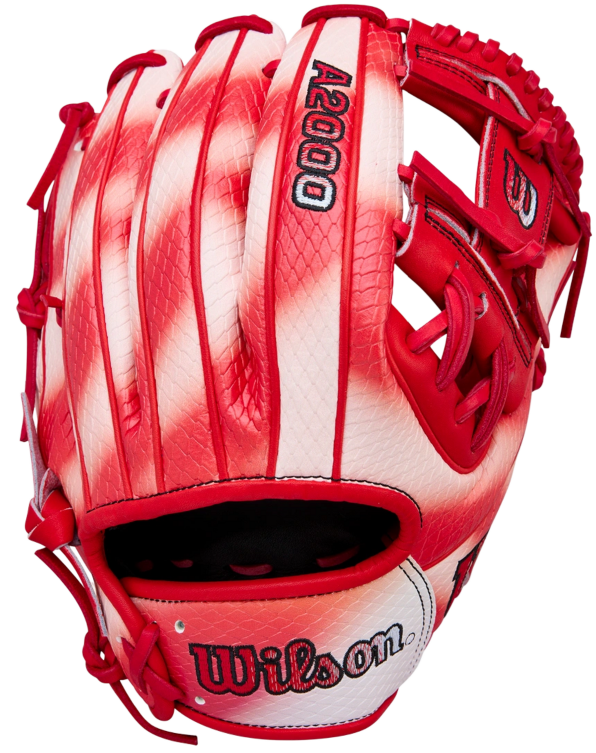 Wilson A2000 Zach Netto 11.75" Infield Glove Red/White RHT