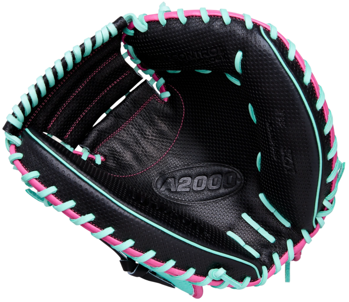 Wilson A2000 M23SS 33.5&rdquo; Catcher Glove Seafoam/Black/Pink