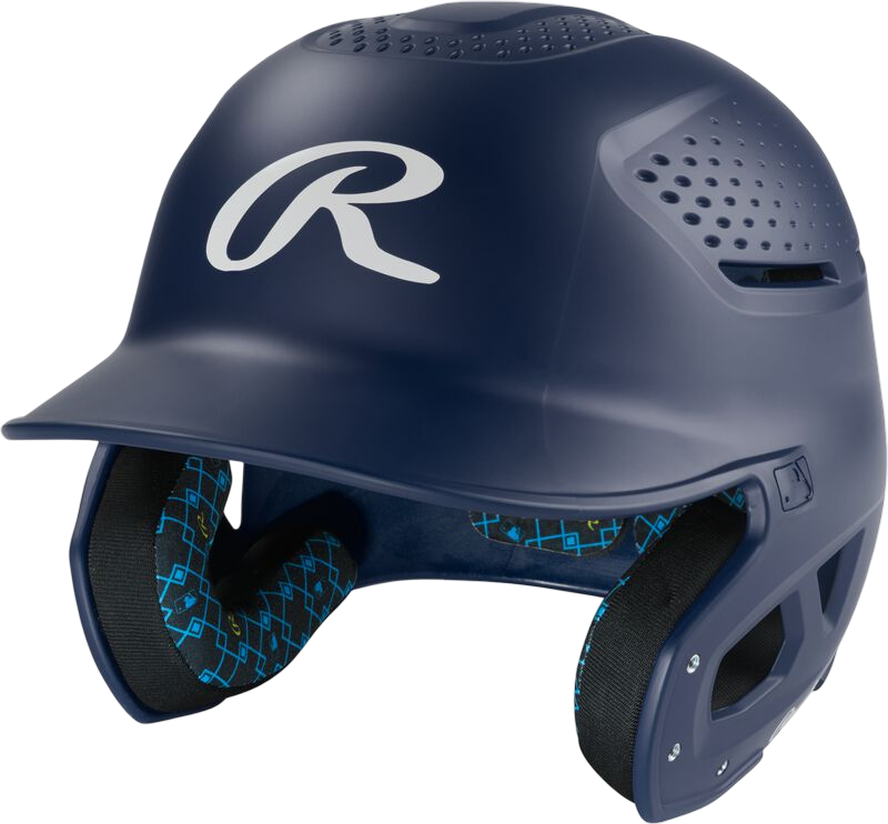 Rawlings RX2 Matte Batting Helmet Navy