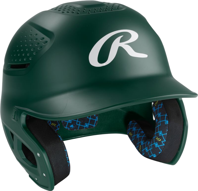 Rawlings RX2 Matte Batting Helmet Dark Green